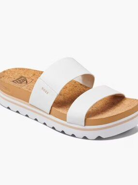 REEF Cushion Bounce Vista Hi Sandals  - White - US7